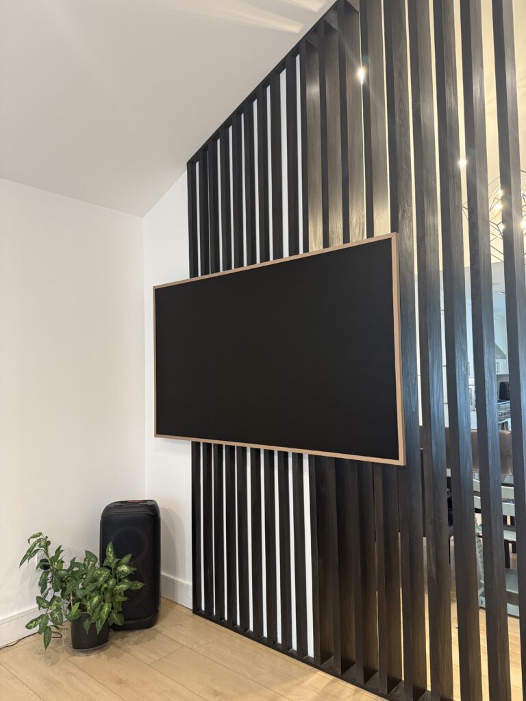 Custom feature wall for TV 